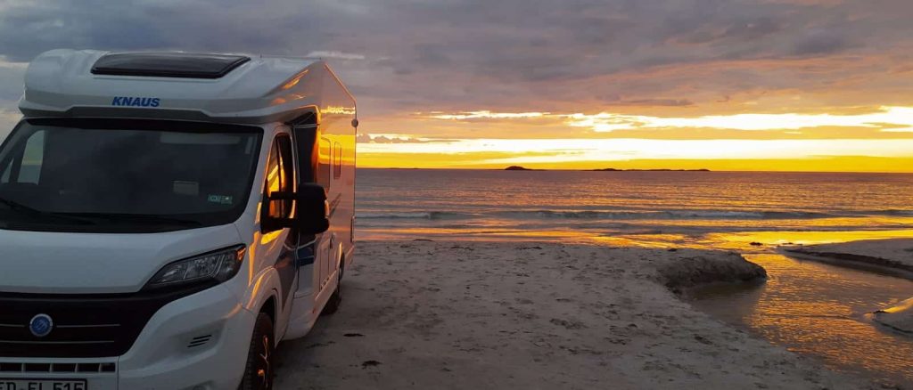 Wohnmobil am strand